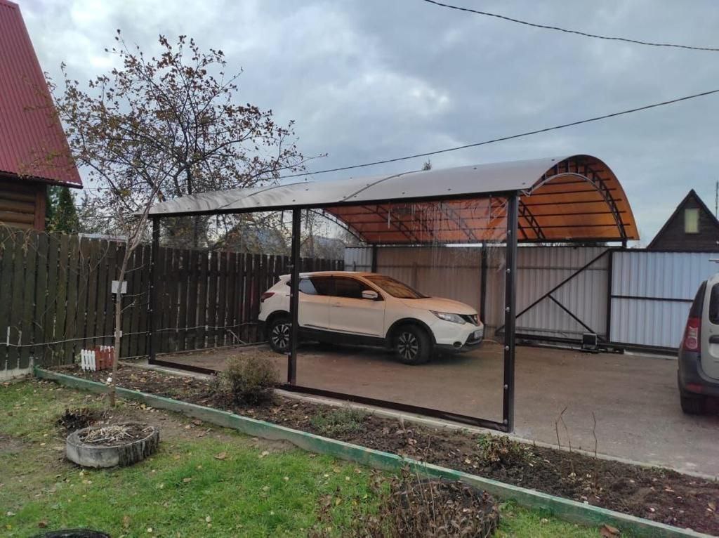 Прозрачные шторы ПВХ для навеса под автомобиль в Вязниках